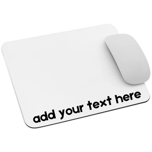 Customizable Mousepad featuring custom text | Casemox