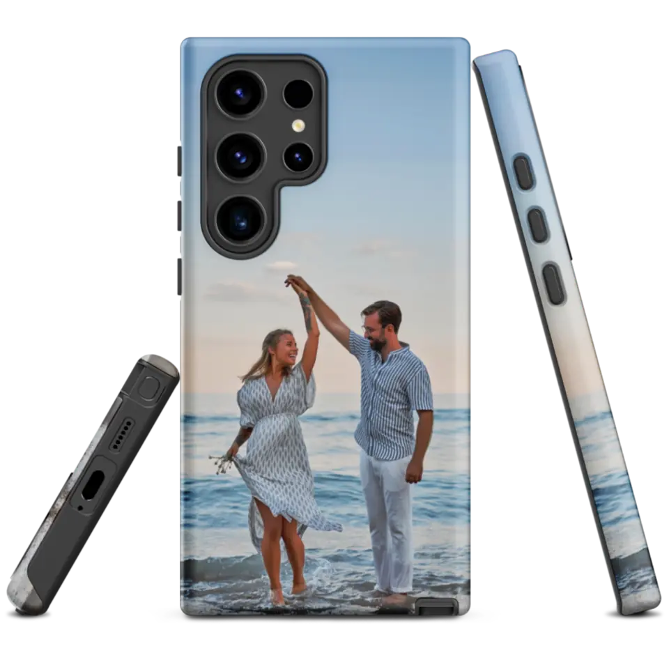 Personalized Samsung Tough Case with custom image and text | Casemox