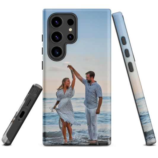 Personalized Samsung Tough Case with custom image and text | Casemox