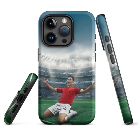 Personalized iPhone Tough Case with custom image and text | Casemox