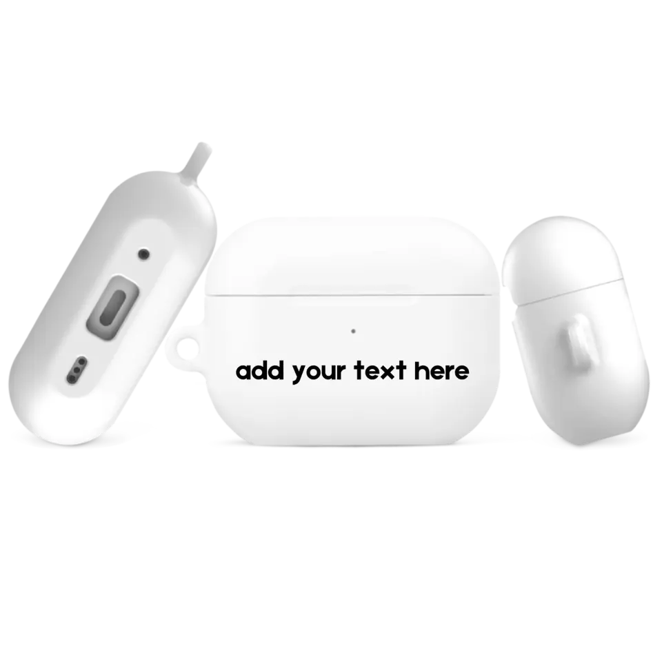 Customizable AirPods Case with personalized text | Casemox