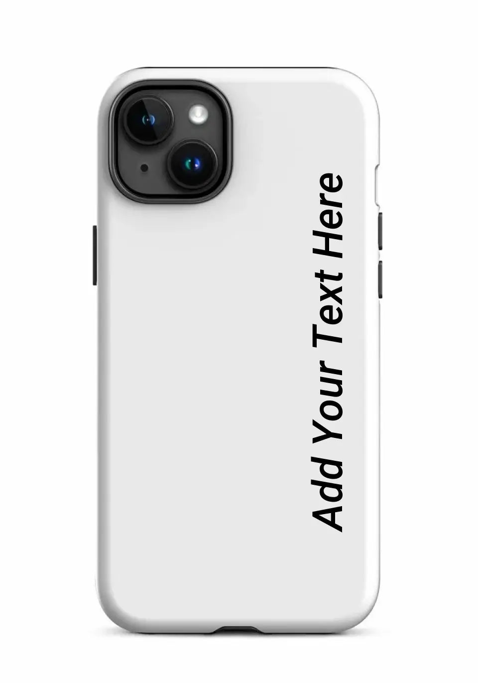 Print Text Only on Your iPhone Tough Case