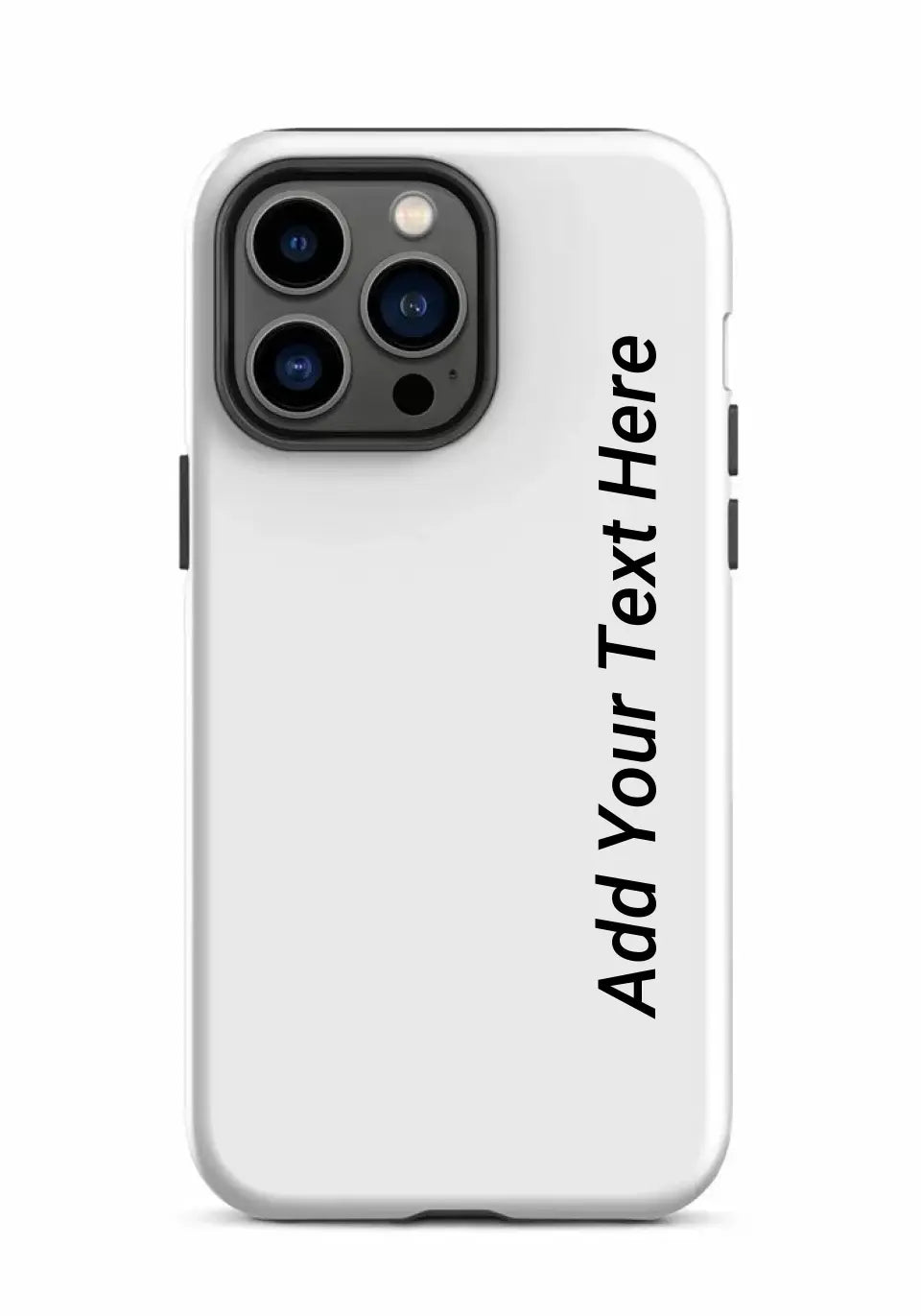 Print Text Only on Your iPhone Tough Case