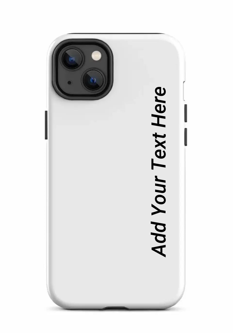 Print Text Only on Your iPhone Tough Case