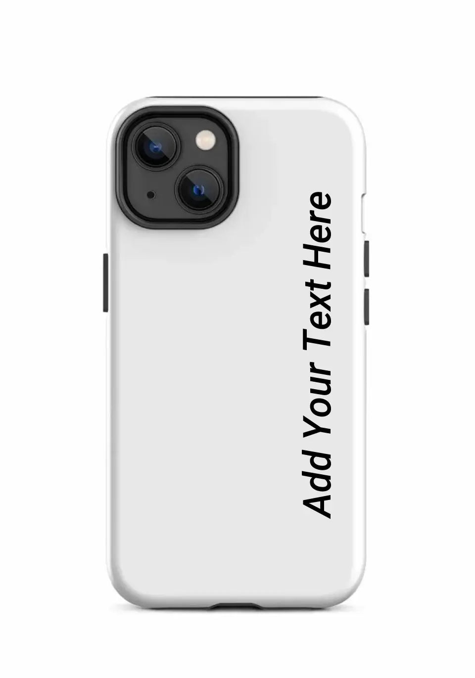 Print Text Only on Your iPhone Tough Case