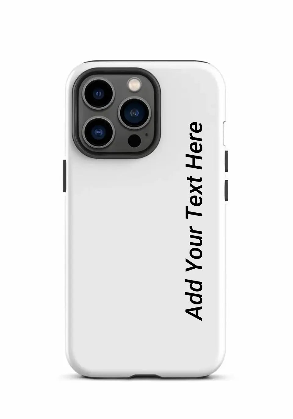 Print Text Only on Your iPhone Tough Case