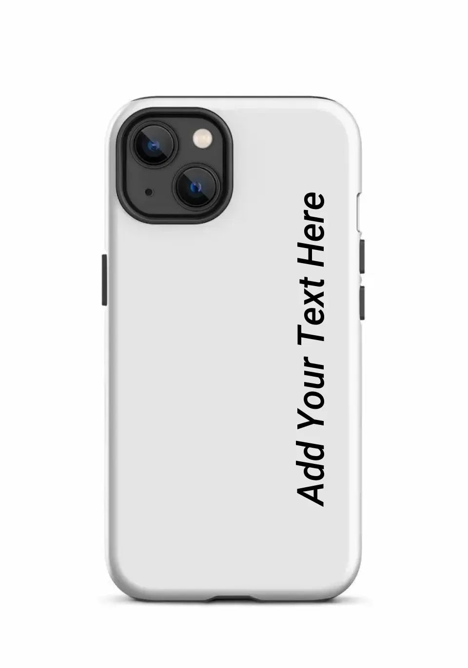 Print Text Only on Your iPhone Tough Case