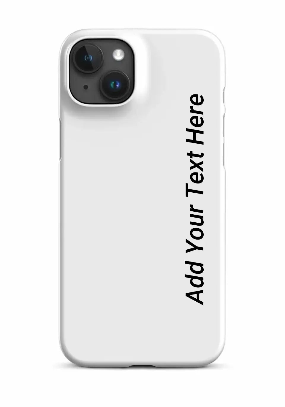 Print Text Only on Your iPhone Snap Case