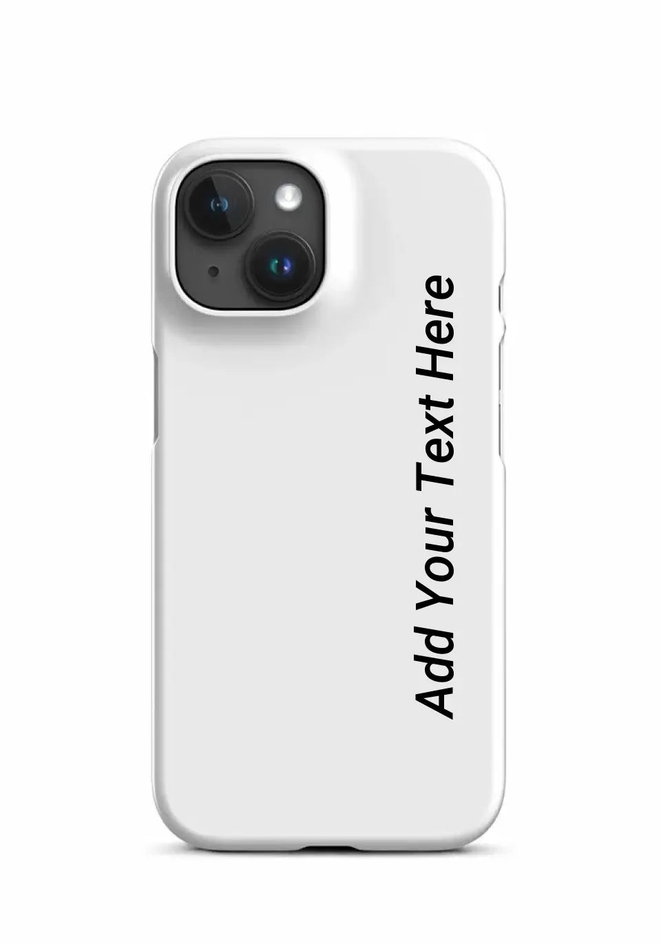 Print Text Only on Your iPhone Snap Case