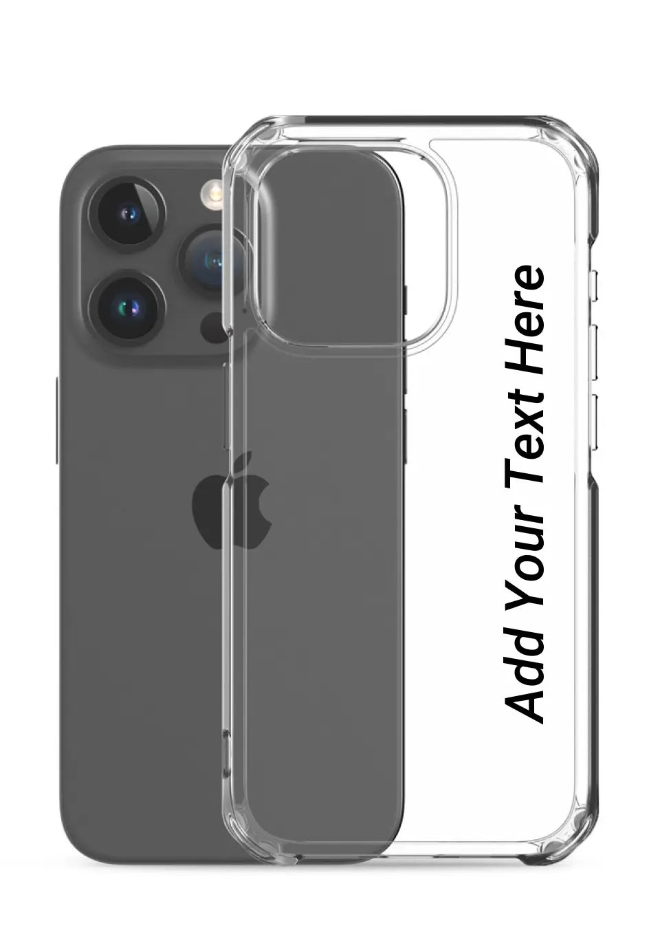 Print Text Only on Your iPhone Clear Case