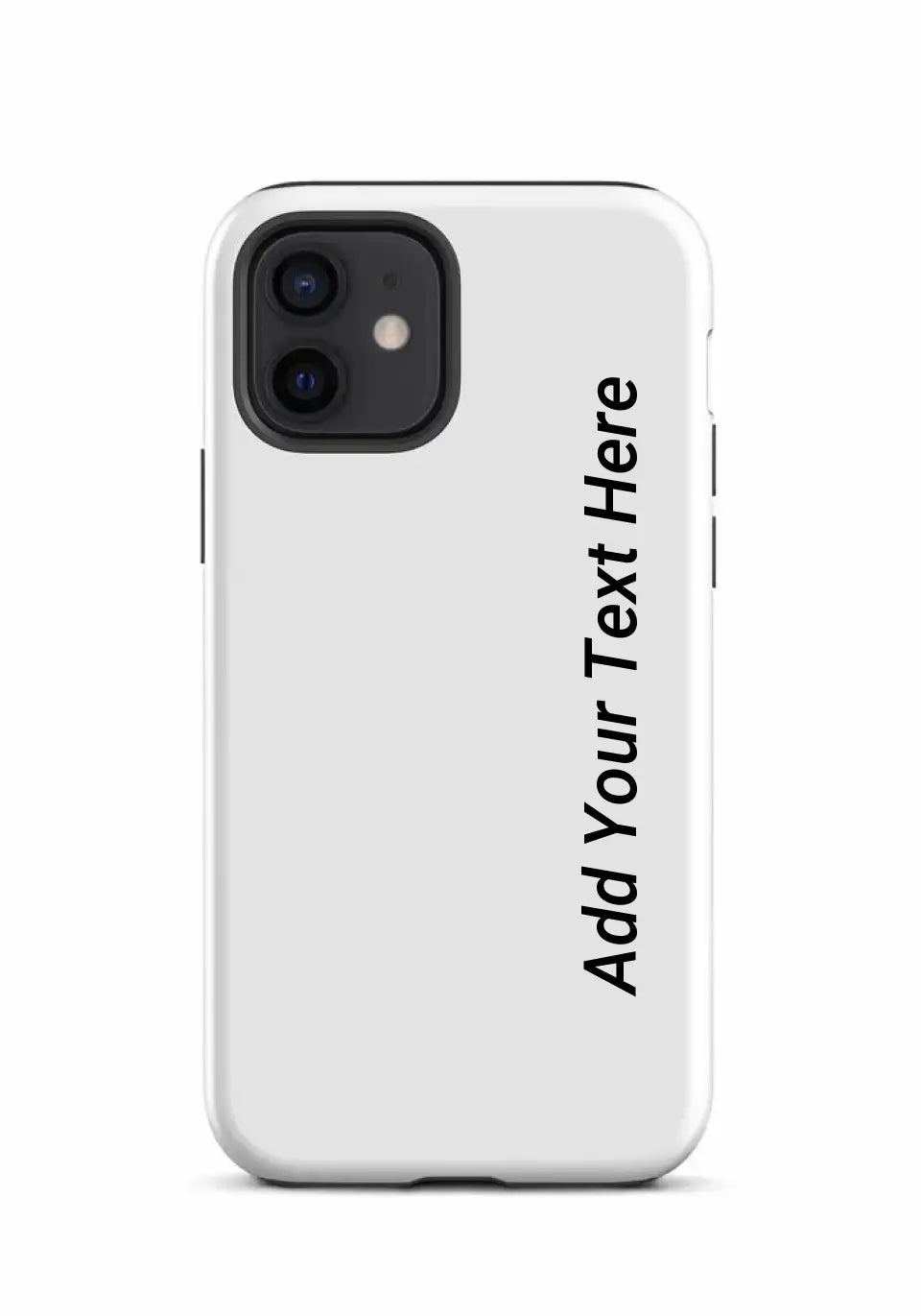 Print Text Only on Your iPhone Tough Case