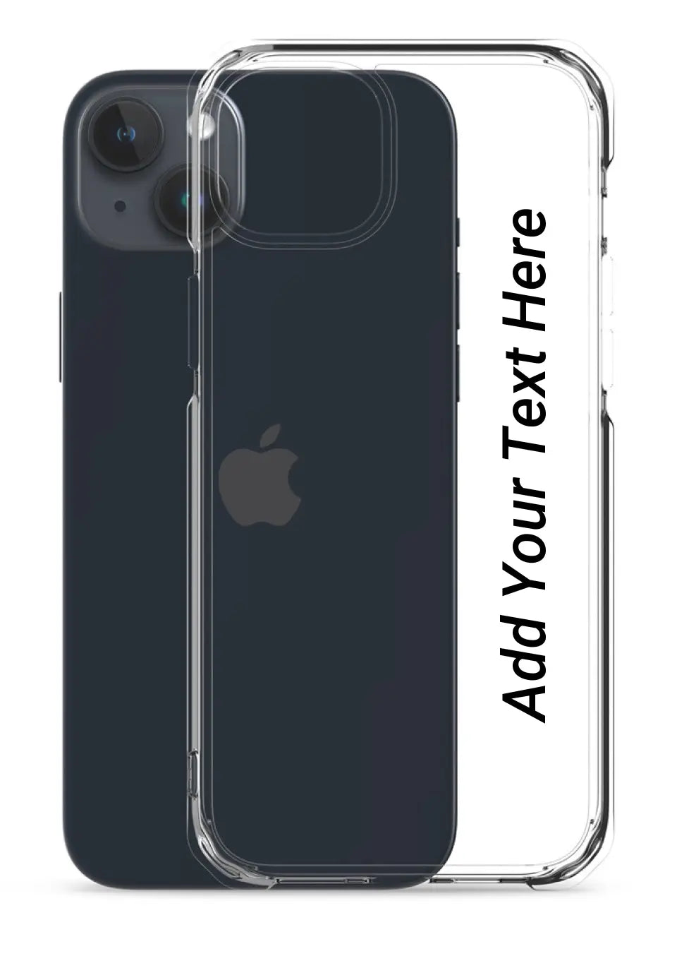 Print Text Only on Your iPhone Clear Case