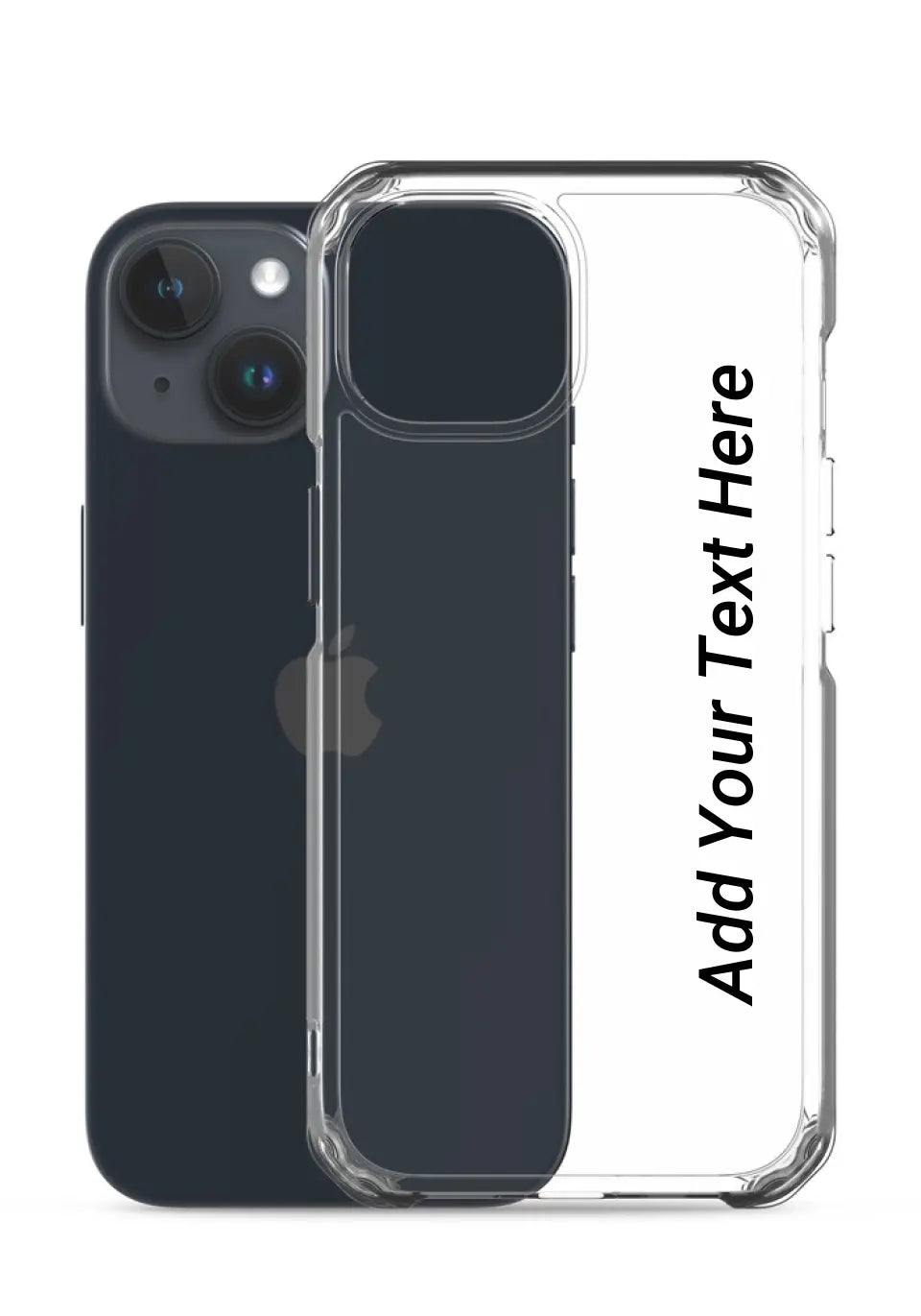 Print Text Only on Your iPhone Clear Case