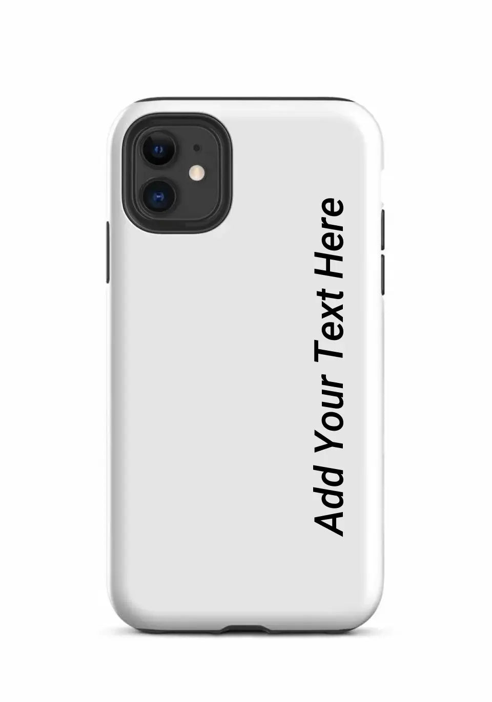 Print Text Only on Your iPhone Tough Case