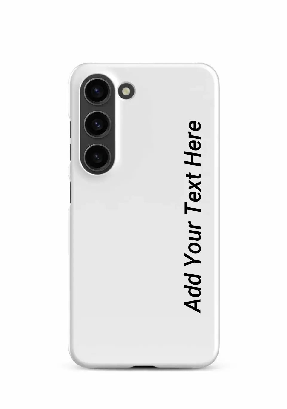 Print Text Only on Your Samsung Snap Case