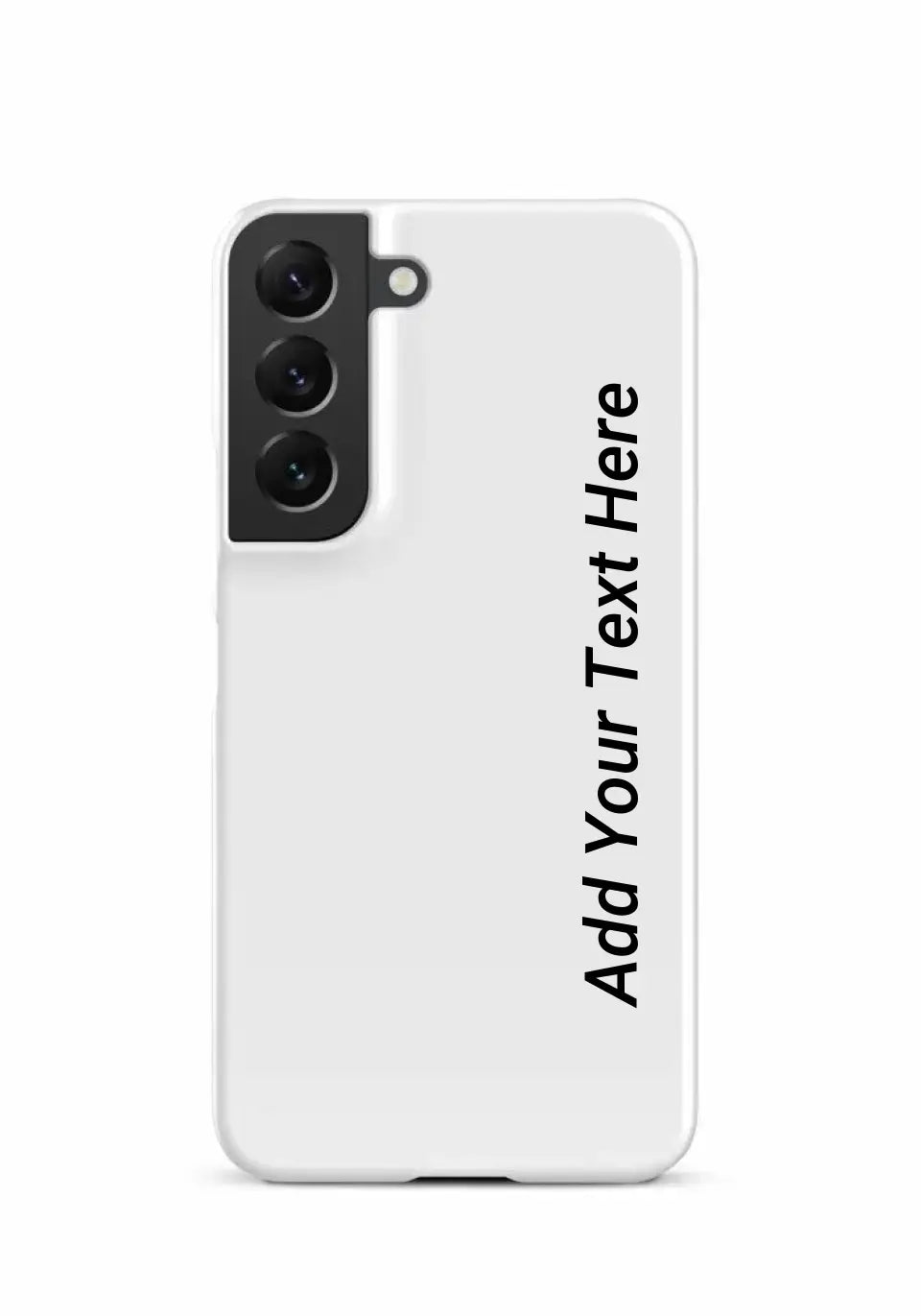 Print Text Only on Your Samsung Snap Case