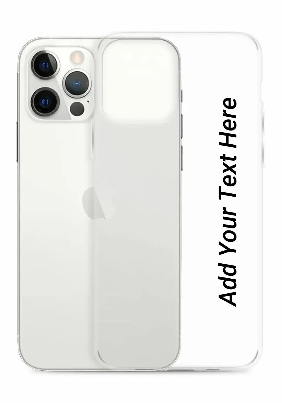 Print Text Only on Your iPhone Clear Case