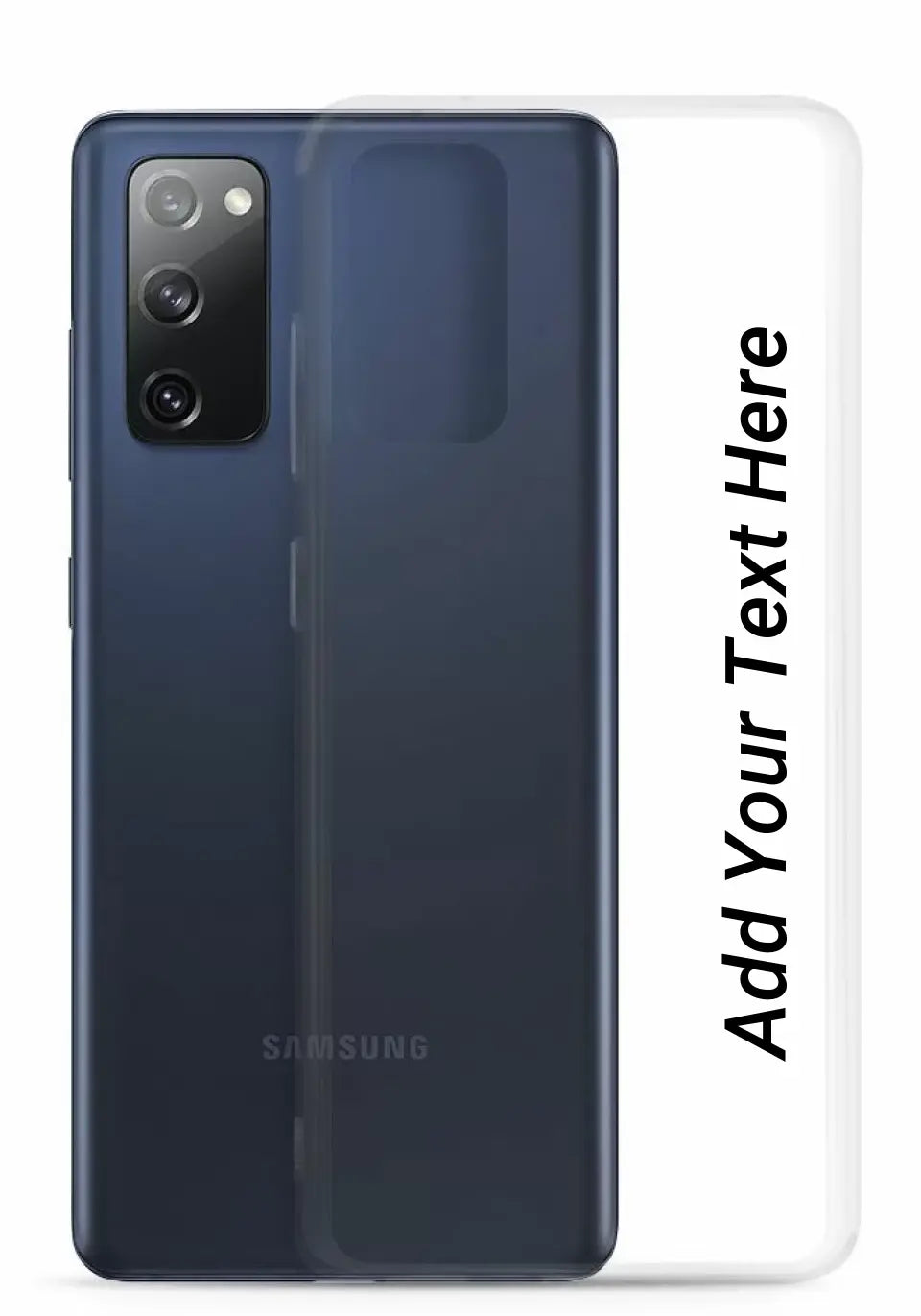 Print Text Only on Your Samsung Clear Case