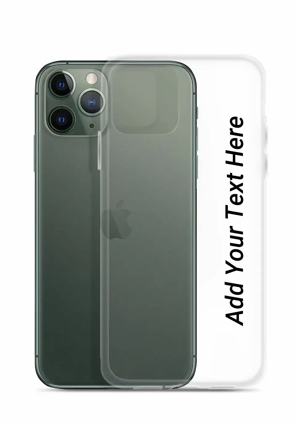 Print Text Only on Your iPhone Clear Case