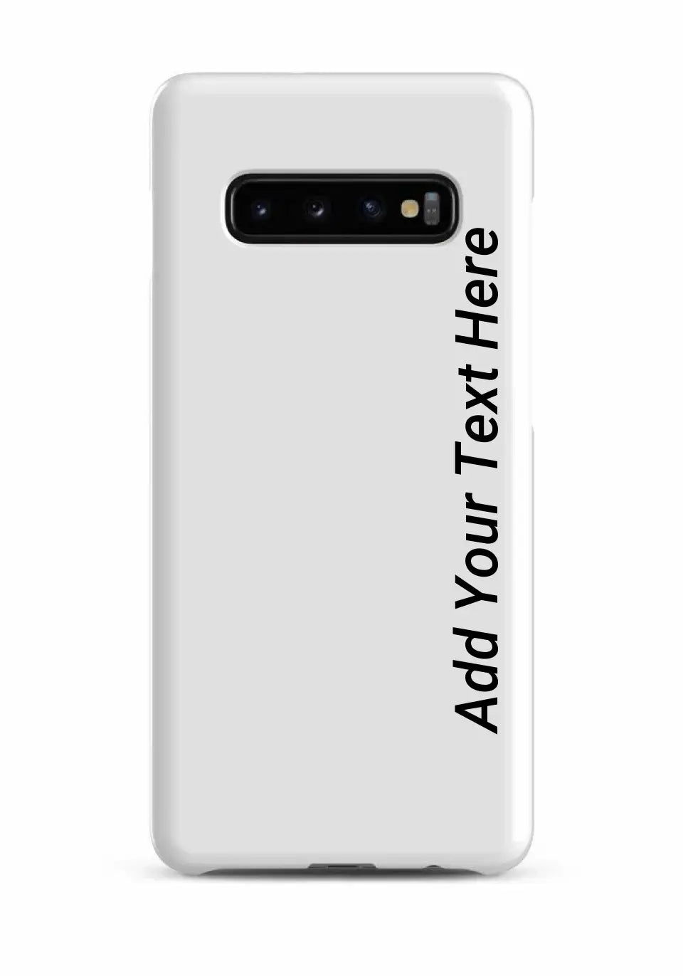 Print Text Only on Your Samsung Snap Case