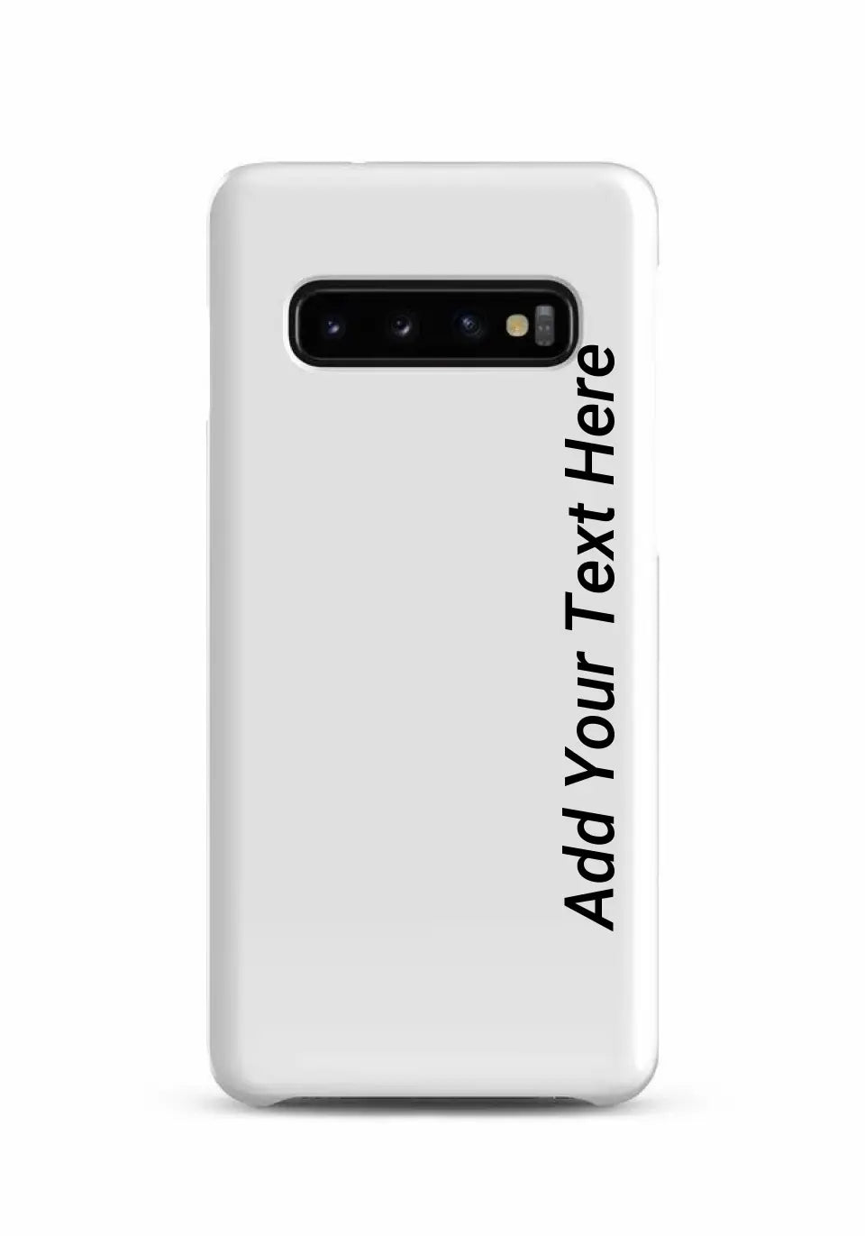 Print Text Only on Your Samsung Snap Case