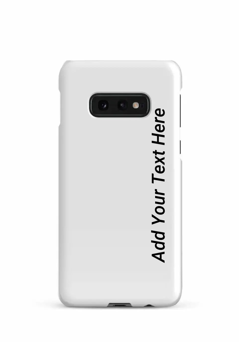 Print Text Only on Your Samsung Snap Case