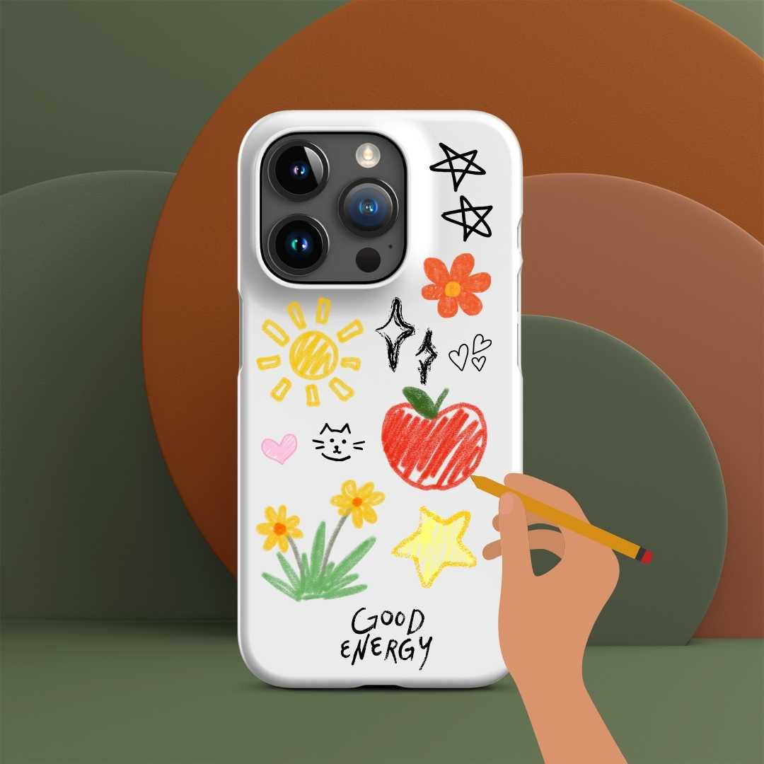 Casemox Drawing on a Custom iPhone Snap Case 