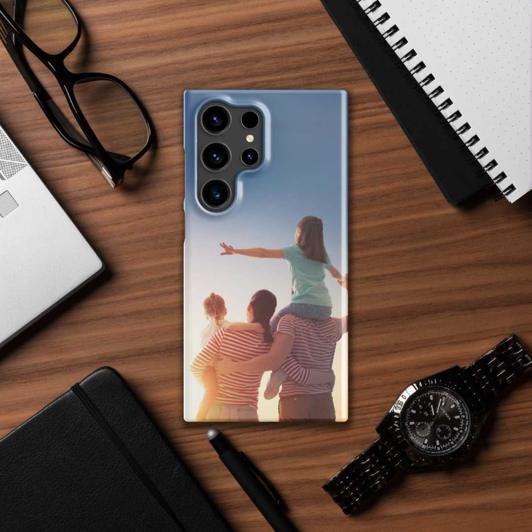 Couple Printed on a Custom Casemox Snap Case For Samsung